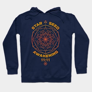 Starseed Awakening 11:11 Sacred Geometry Hoodie